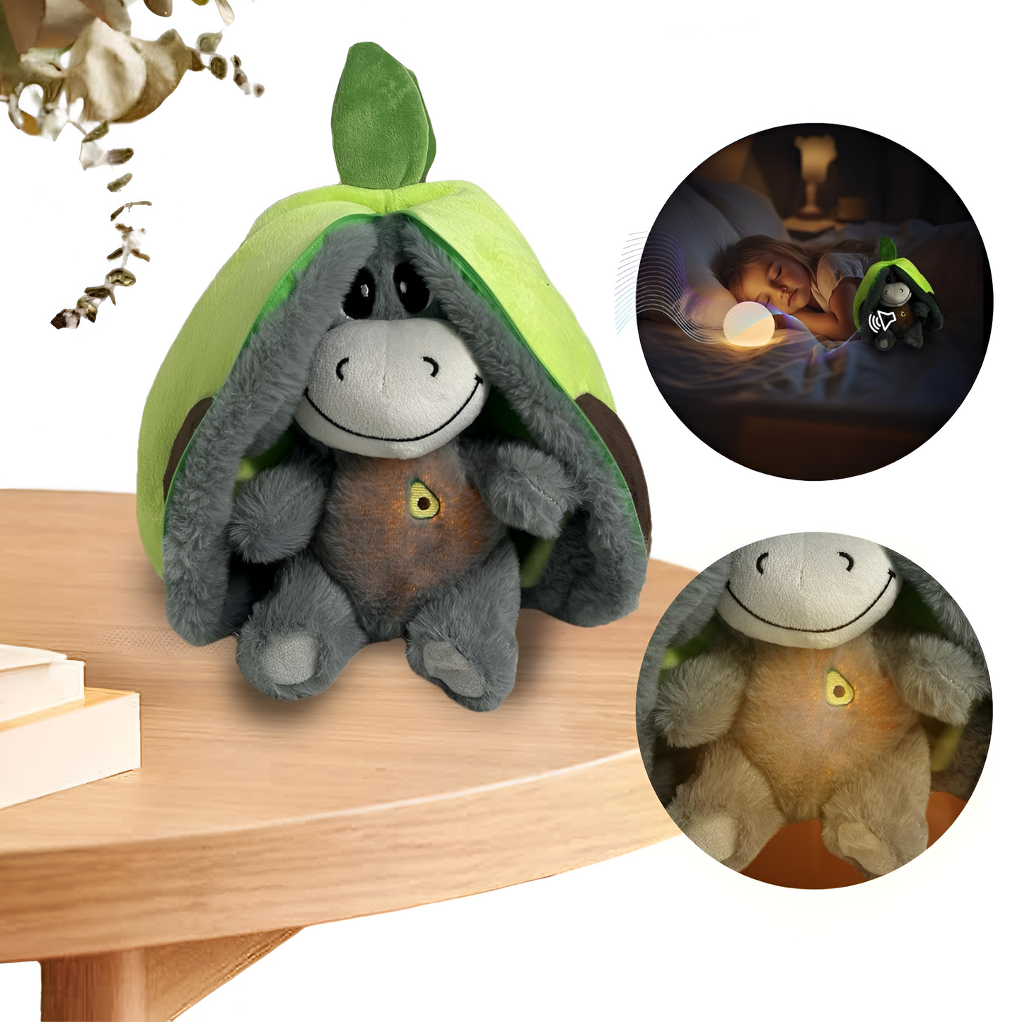 Peluche de burro antiestrés